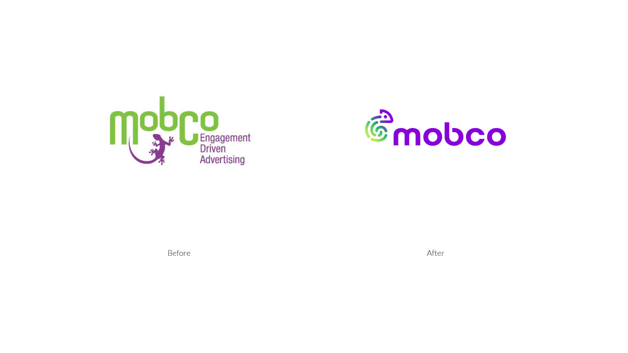 mobco logo before & after
