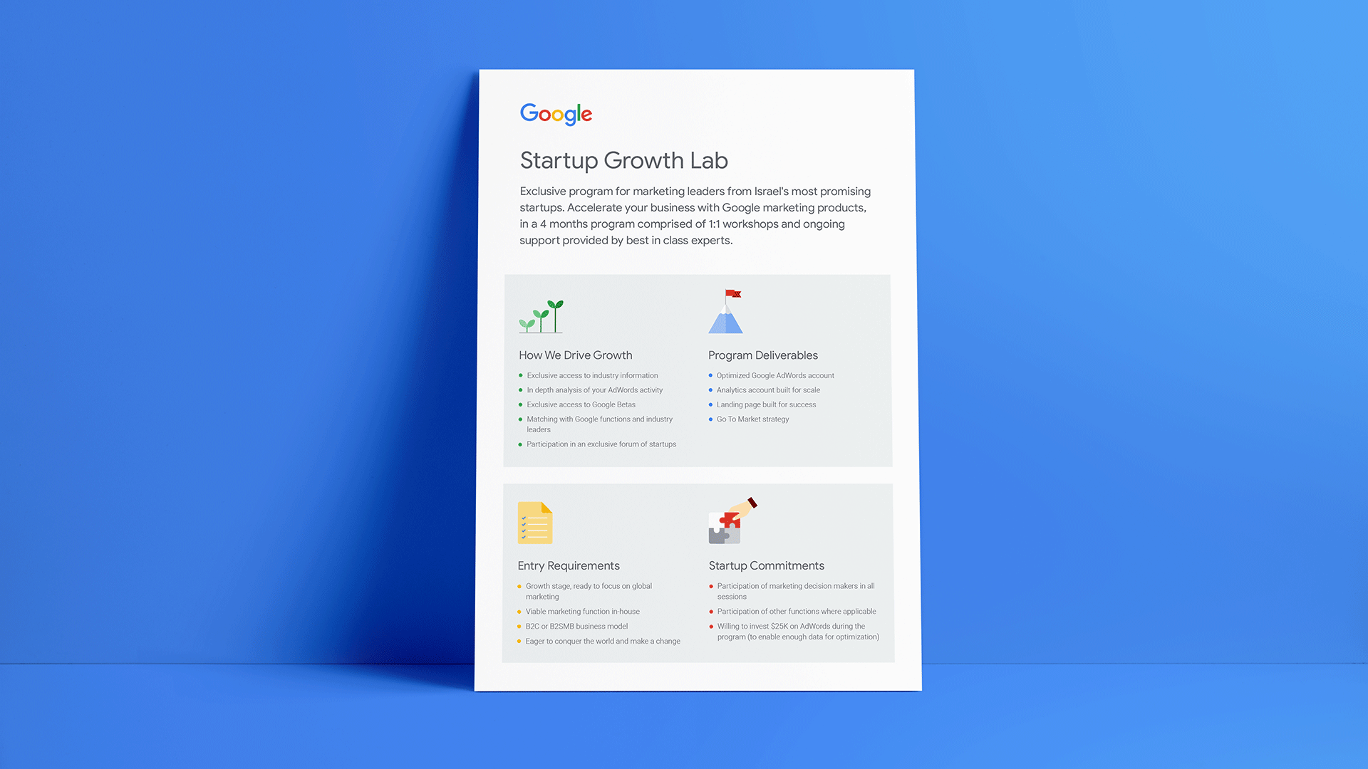 Google Startup Growth Lab